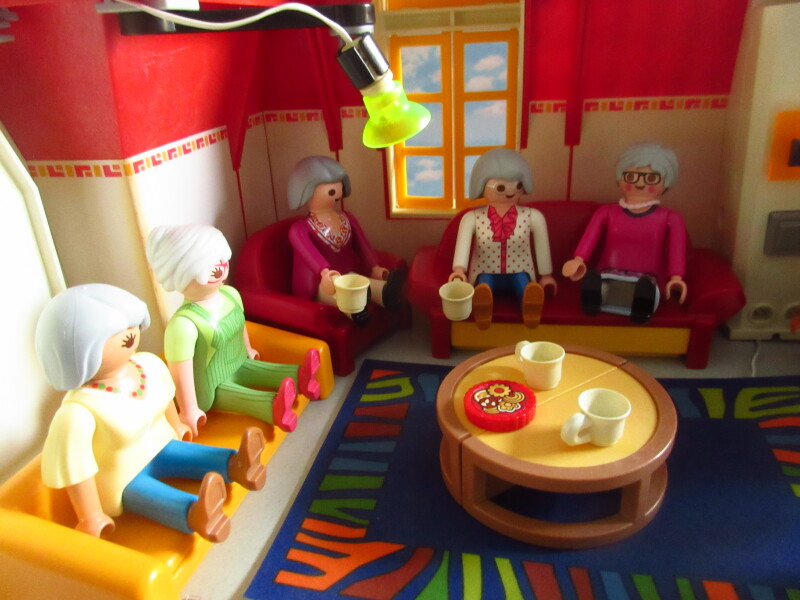 It's advent for the Playmobil people in our house...