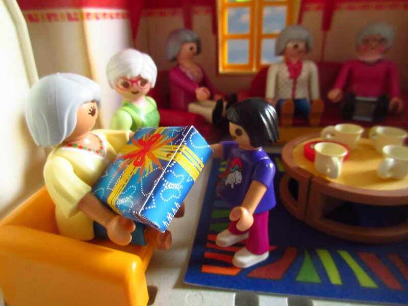 It's advent for the Playmobil people in our house...