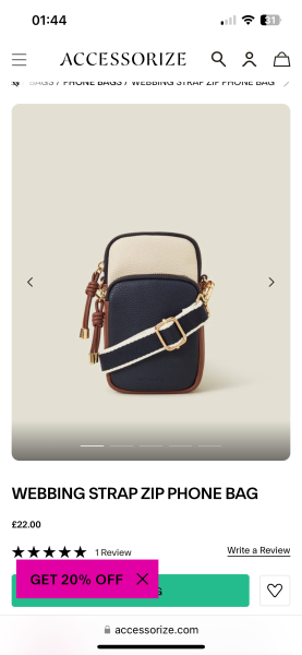 Leather crossbody bag  - but cool :)