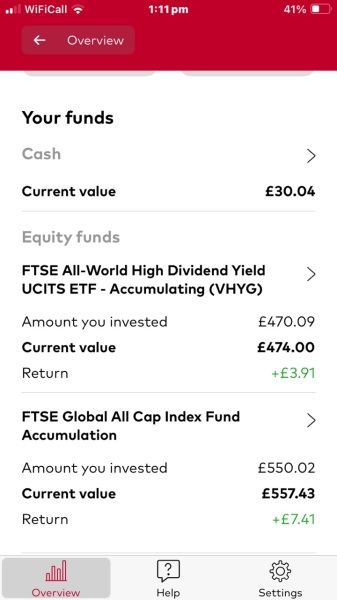 Should I have 'cash' sitting here or should it be reinvested automatically?