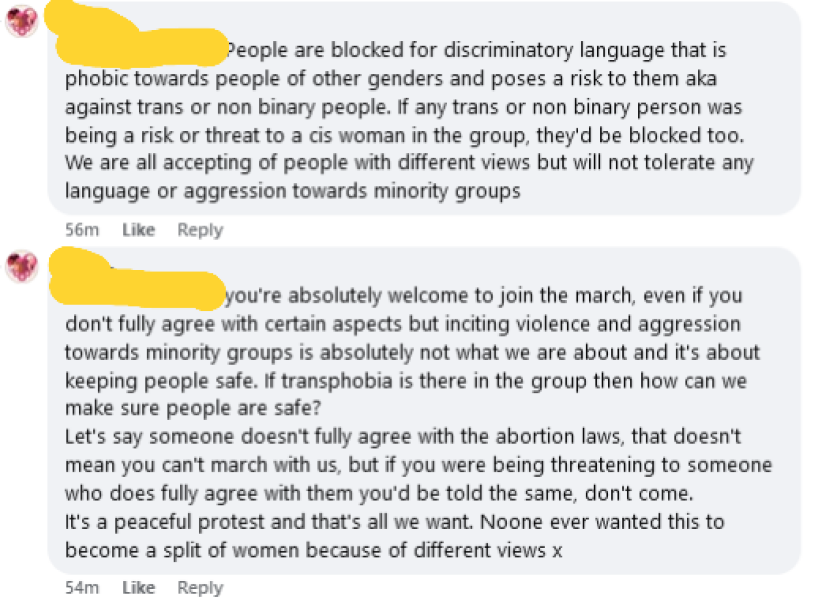 The “women’s march” that’s all about the men.