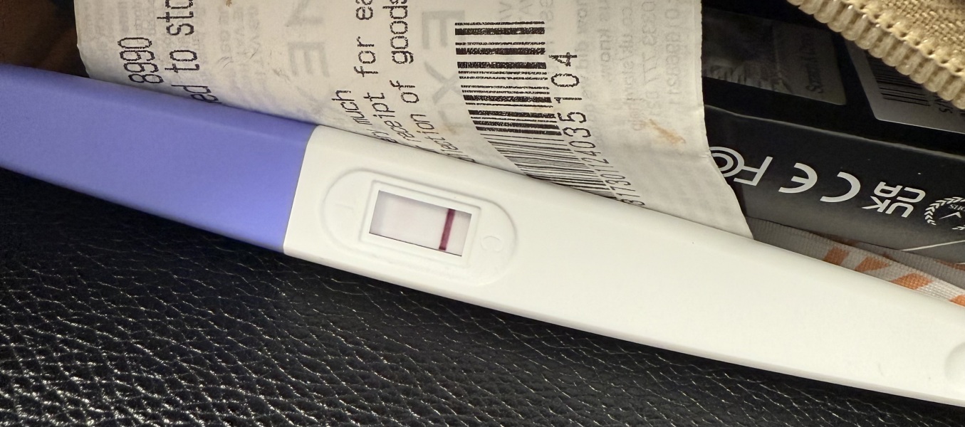 Clear blue test. Evap line or positive