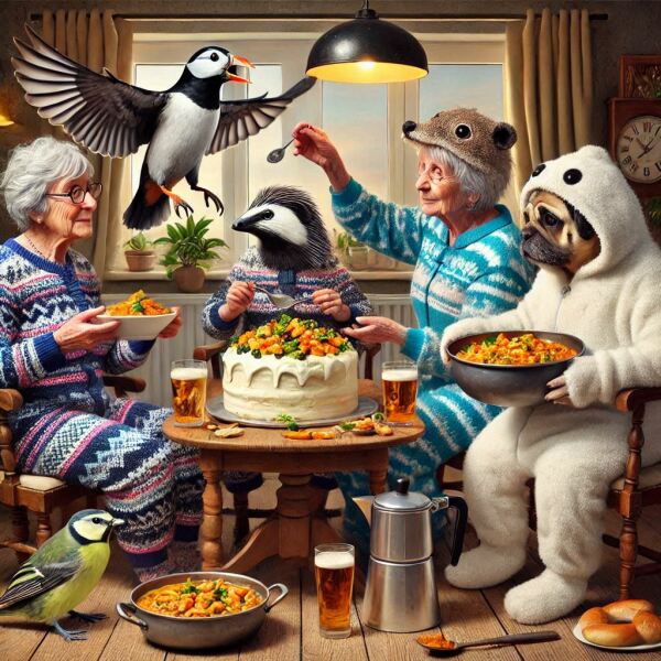 The Bluestocking - the one with the Christmas stocking