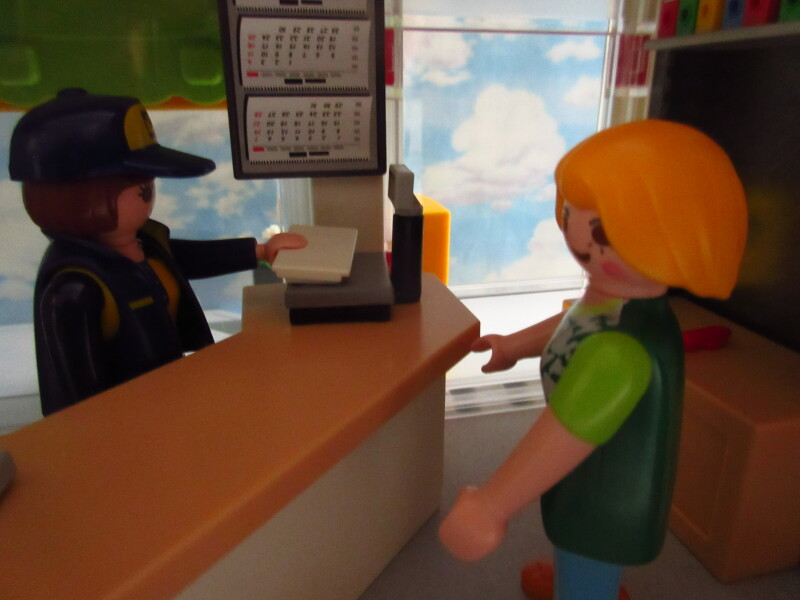 It's advent for the Playmobil people in our house...