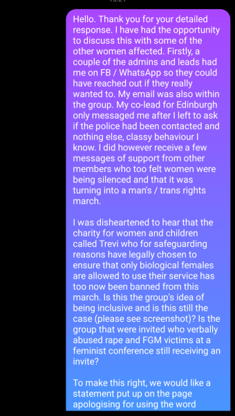 The “women’s march” that’s all about the men.