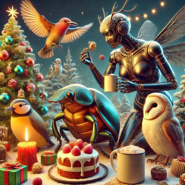 The Bluestocking - the one with the Christmas stocking