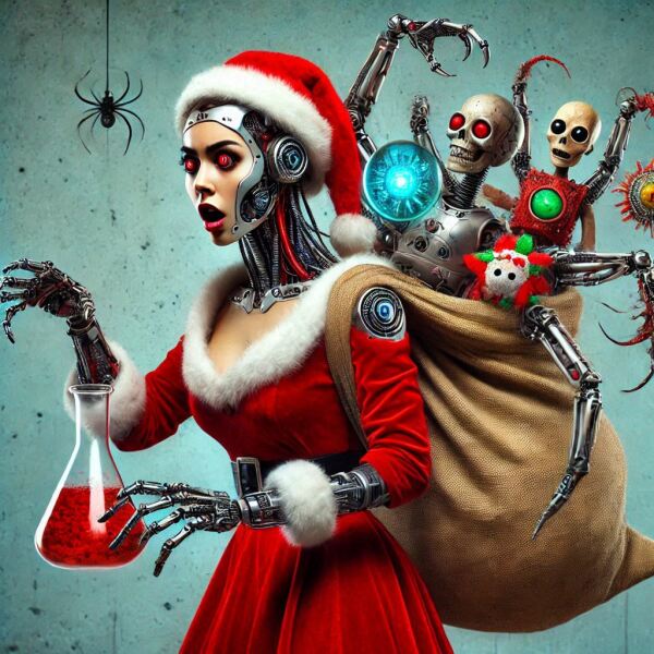 The Bluestocking - the one with the Christmas stocking