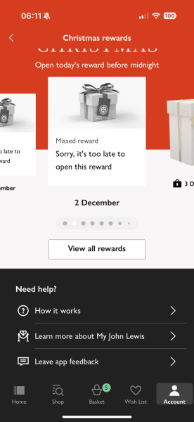 To ask about M&S 12 Days of Christmas?
