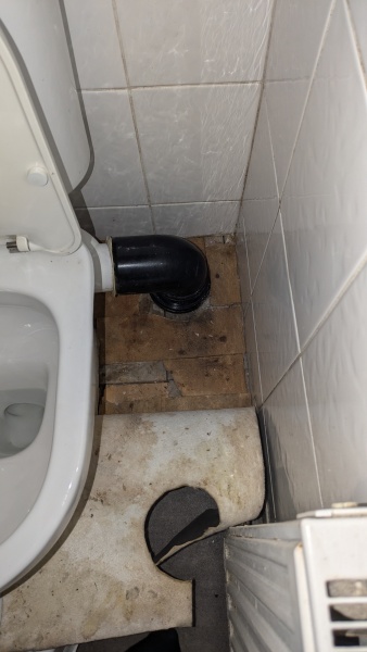 Smell of urine on lino floor