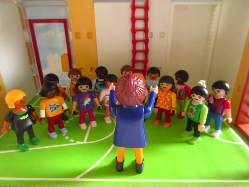 It's advent for the Playmobil people in our house...