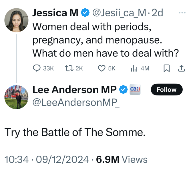 To think Lee Anderson is seen as fair game ?