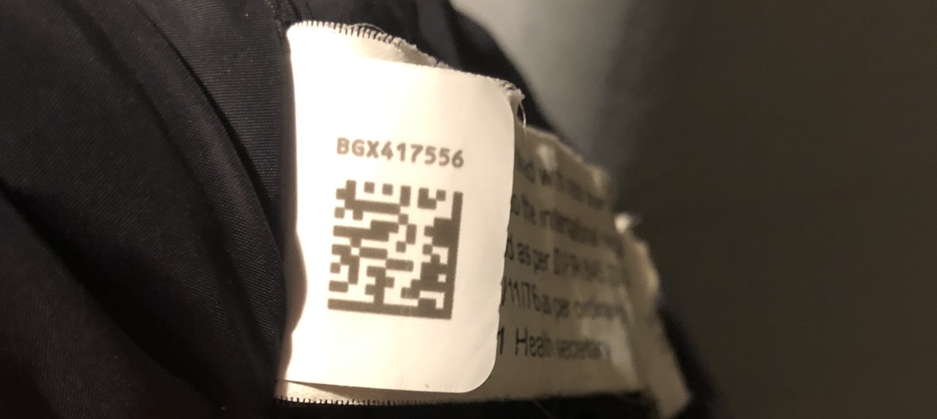 QR code not scanning on Vinted purchase/item of clothing