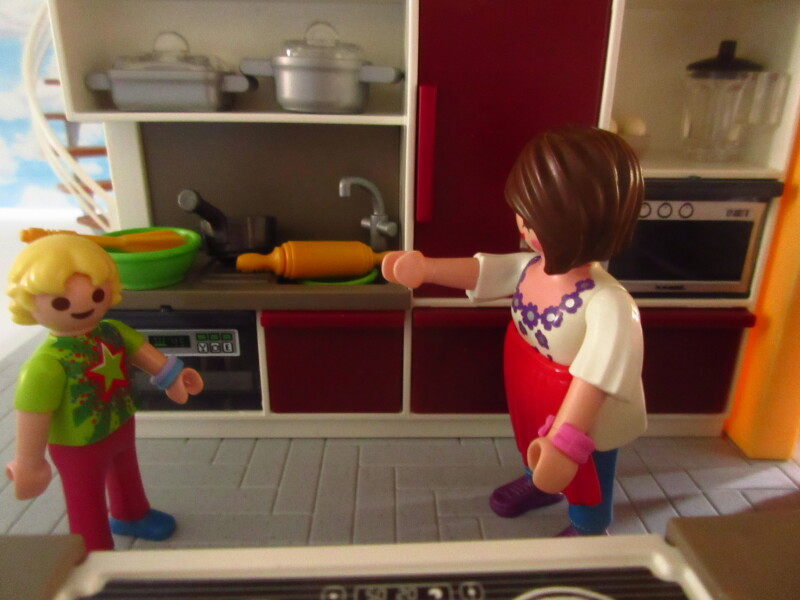 It's advent for the Playmobil people in our house...