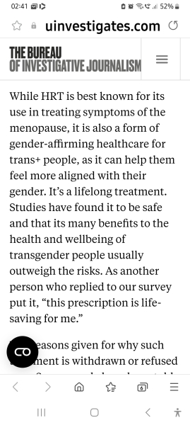 Bureau of Investigative Journalism: trans patients having prescriptions stopped because of "controversial" Cass Review