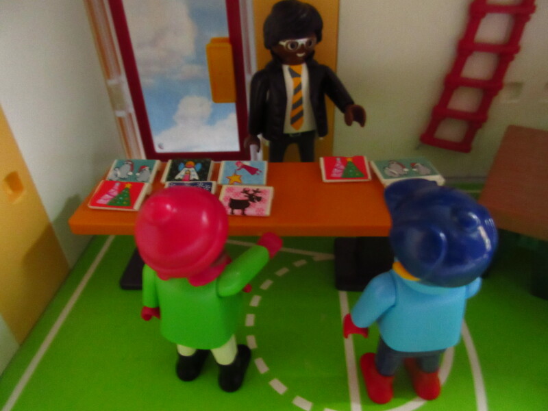 It's advent for the Playmobil people in our house...