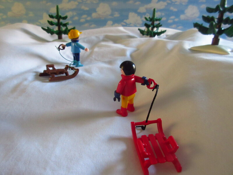 It's advent for the Playmobil people in our house...