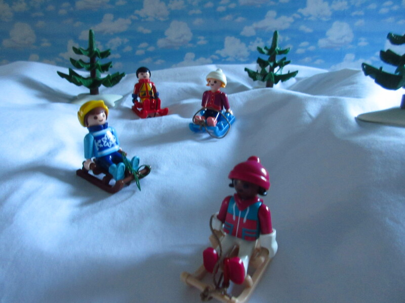It's advent for the Playmobil people in our house...