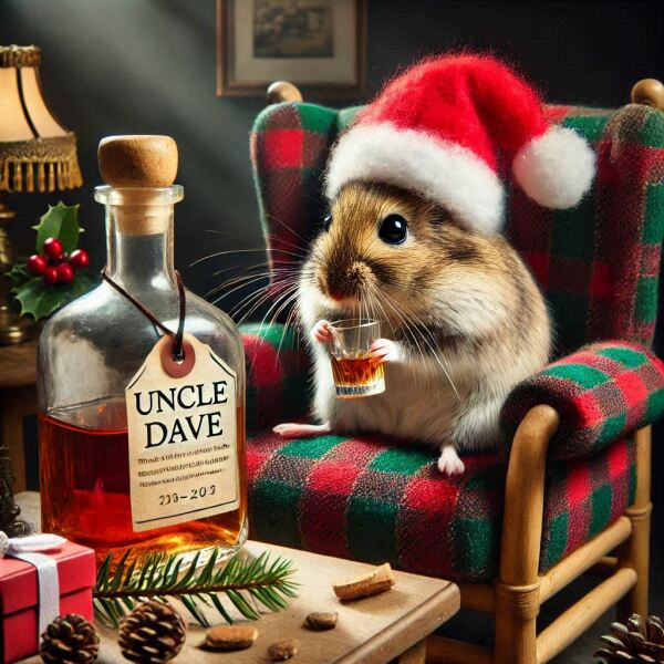 The Bluestocking - the one with the Christmas stocking