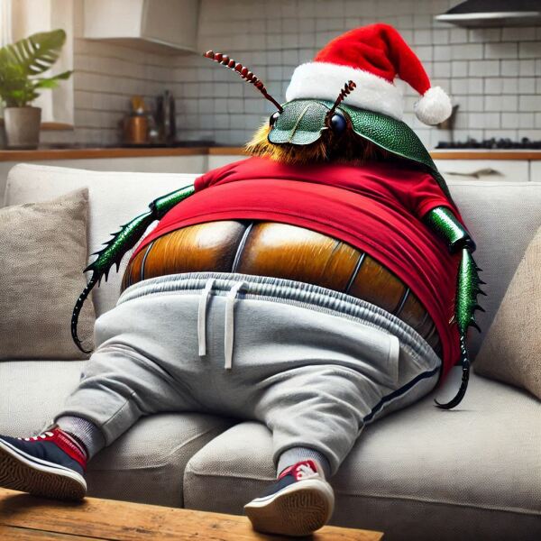 The Bluestocking - the one with the Christmas stocking