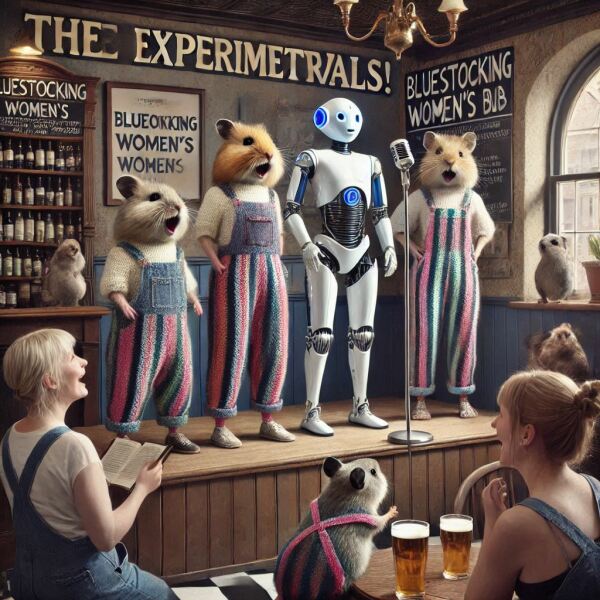 The Bluestocking - the one with the Christmas stocking