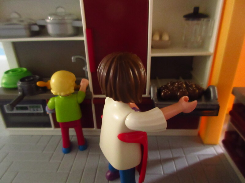 It's advent for the Playmobil people in our house...