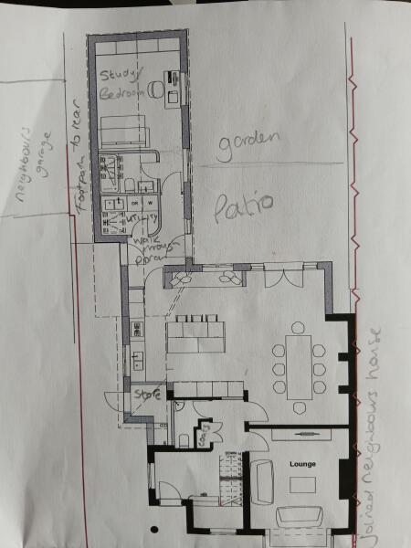 Kitchen/diner knock through. How many doors?