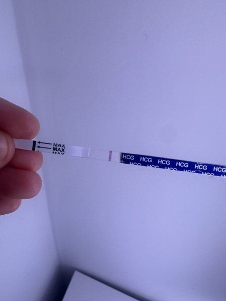 Early positive or evap line