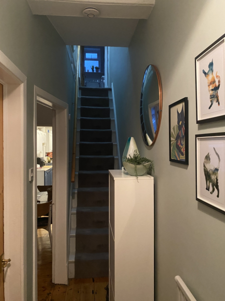 What colour would you paint this hallway?