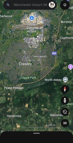 Google Earth - why no planes at Heathrow?