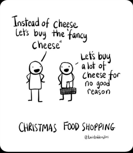 Damn you christmas cheese…!