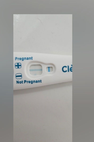 Clearblue test is confusing