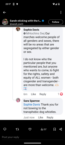 The “women’s march” that’s all about the men.