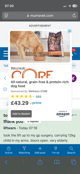 Huge adverts making site unusable