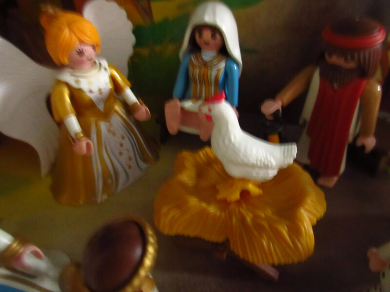 It's advent for the Playmobil people in our house...
