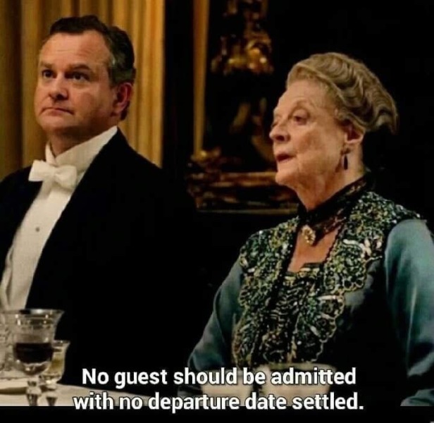 suggestions on how to say "please leave now".