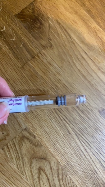 Is there supposed to be this much left after four jabs?