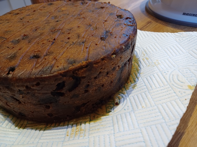 I've overfed the Xmas cake, can I save it?