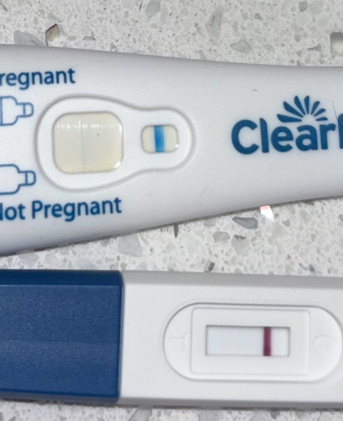 Can you see the second positive?