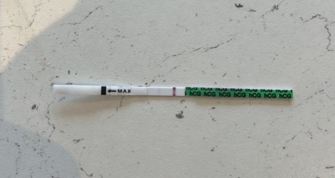 Need second eyes with a pregnancy strip test please, positive???