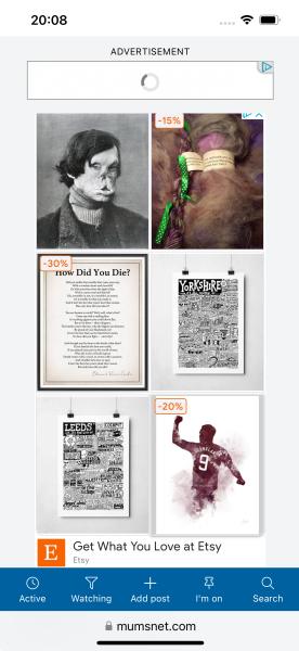 AIBU to ask what on earth this ad is about? *Trigger Warning* Sinister Image