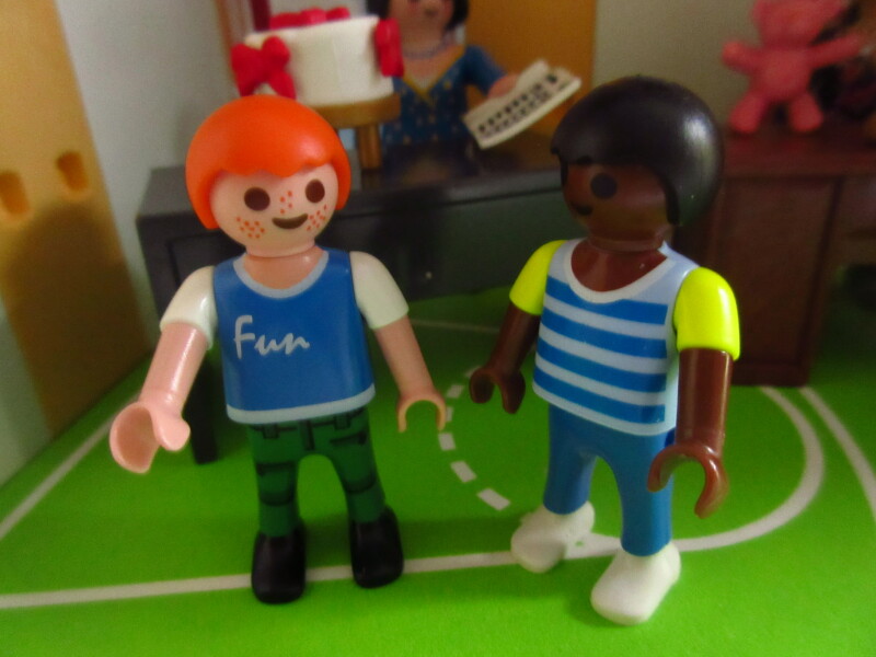 It's advent for the Playmobil people in our house...