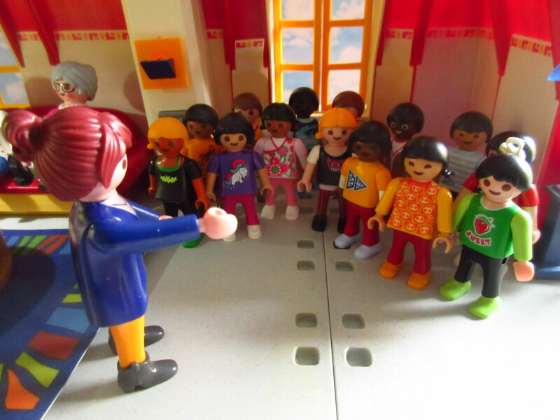 It's advent for the Playmobil people in our house...