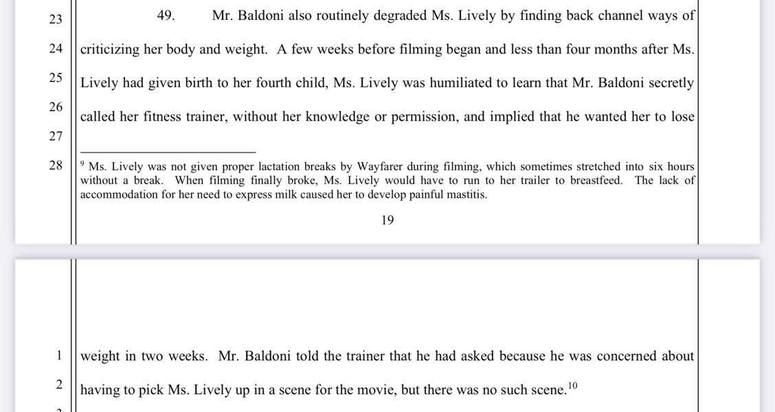 Blake Lively suing Justin Baldoni for sexual harassment