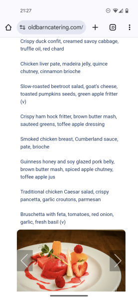 I need help for wedding starters with all these requirements!