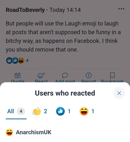 Reactions are here - update from MNHQ