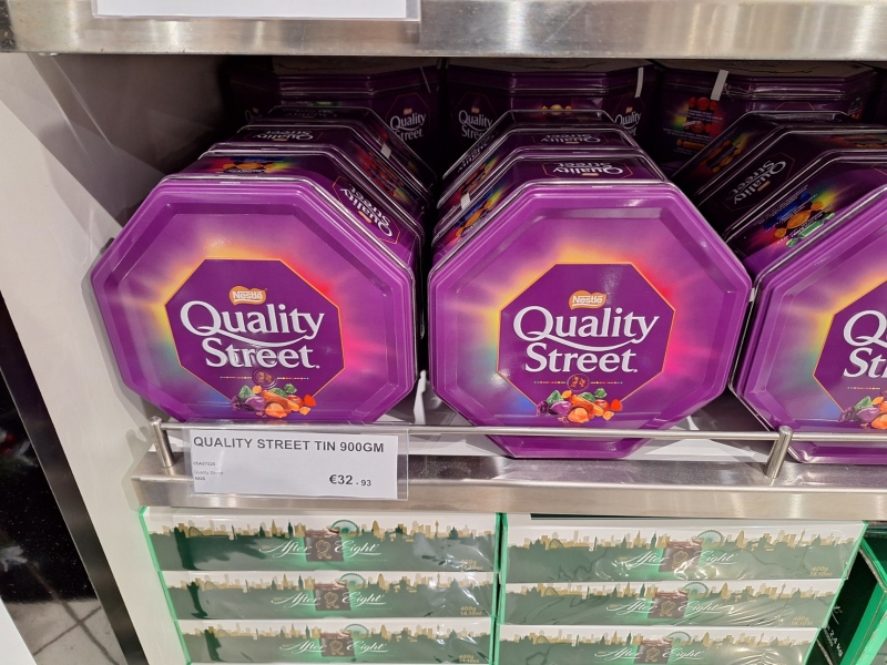 To be shocked at the size of the Celebrations 'tins' this year?