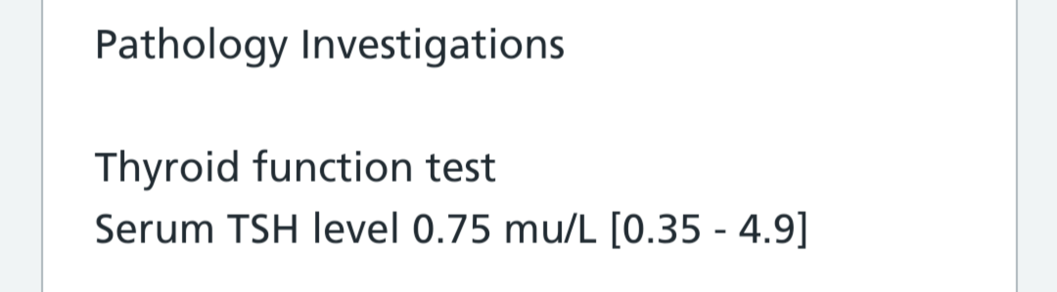 Does this thyroid level look ok?