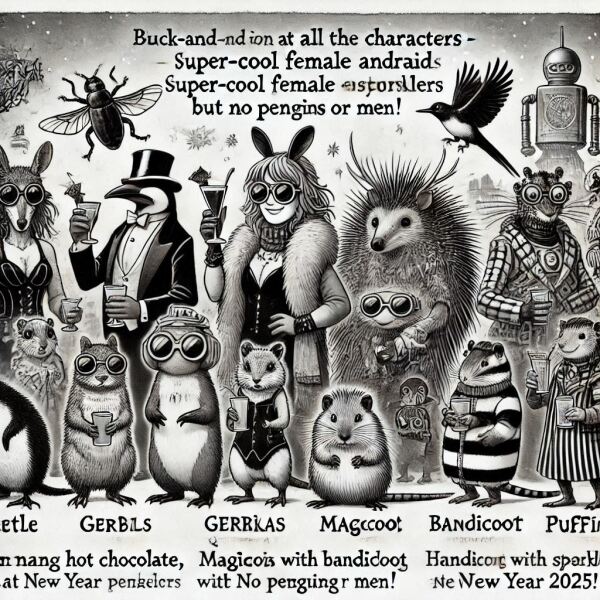 The Bluestocking - the one with the Christmas stocking