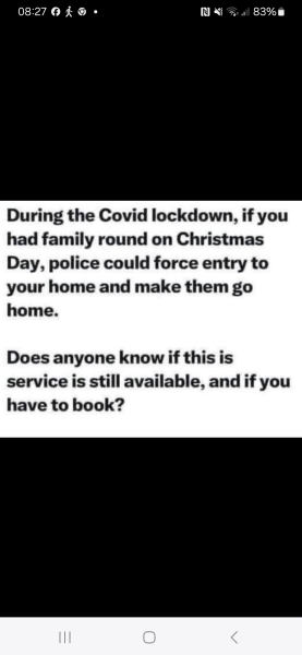 Christmas....having family to stay