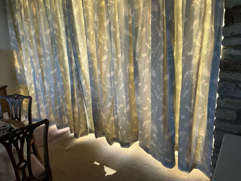About my Made to Measure curtains returning from the dry cleaner covered in hair